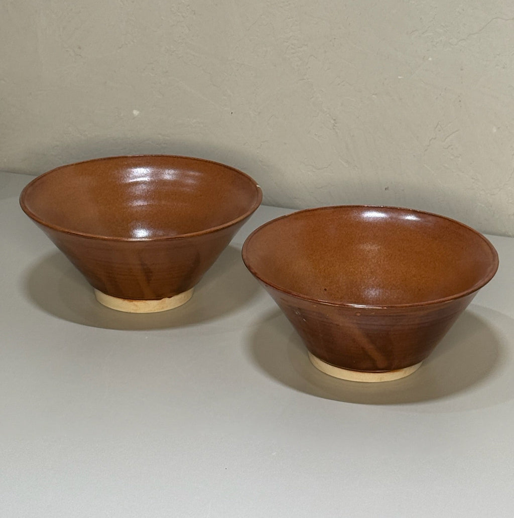 Caramel Brown Bowls