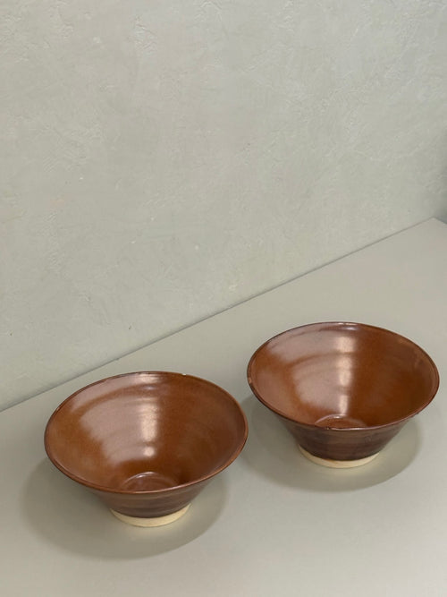 Caramel Brown Bowls